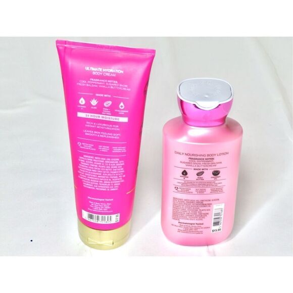 Bath & Body Works Twisted Peppermint Ultimate Hydration Body Cream Body Lotion - Picture 2 of 2